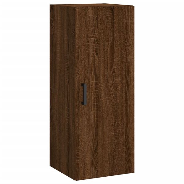 vidaXL Armoire murale ch&ecirc;ne marron 34,5x34x90 cm
