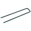 vidaXL Clous pour gazon artificiel 100 pcs Forme de U Fer