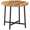 vidaXL Table basse 45x45x40 cm bois de manguier solide et fer