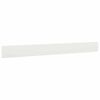 vidaXL Bordures de pelouse 10 pcs blanc 10x103 cm acier lamin&eacute; &agrave; froid