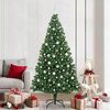 vidaXL Sapin de No&euml;l artificiel Vert 210 cm PVC, Acier et Plastique
