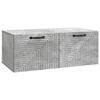 vidaXL Meuble TV mural Gris b&eacute;ton 78,5 x 41 x 30 cm Bois d'ing&eacute;nierie