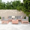 vidaXL Salon de jardin 6 pcs bois massif sapin de douglas