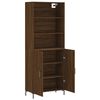 vidaXL Buffet haut Ch&ecirc;ne marron 69,5x34x180 cm Bois d'ing&eacute;nierie