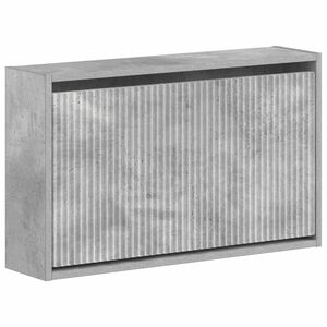 vidaXL Cabinet &agrave; chaussures mural ARNHEM 71 x 17 x 43 cm Gris b&eacute;ton