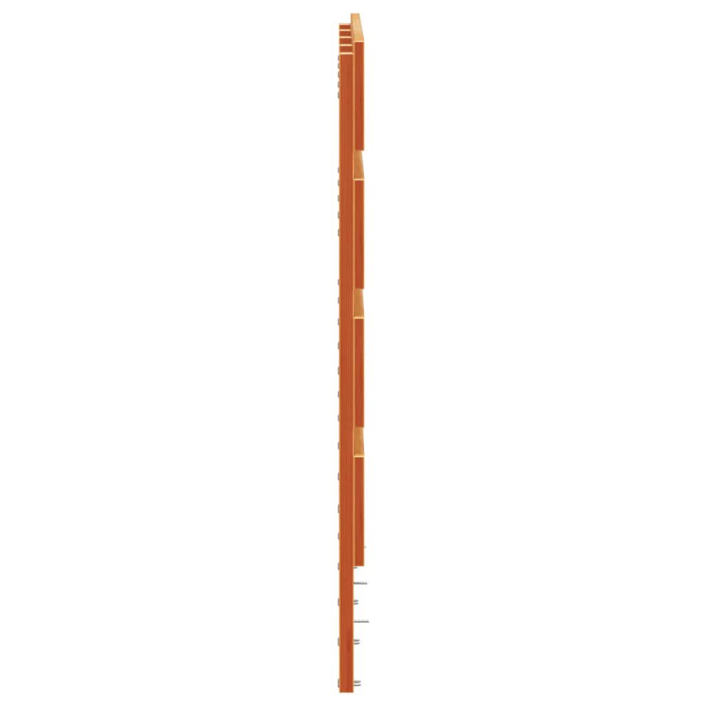 vidaXL Tête de lit cire marron 135 cm bois massif de pin