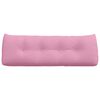 vidaXL Coussin de Dos Rose 140 x 24 x 50 cm tissu