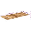vidaXL Dessus de table bois de manguier solide 25-27 mm 140x60 cm