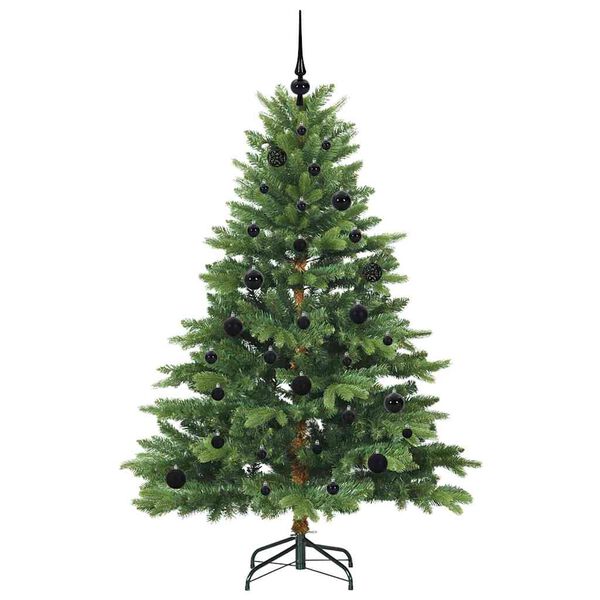 vidaXL Sapin de No&euml;l artificiel avec 150 LED Vert 150 cm PE et PVC