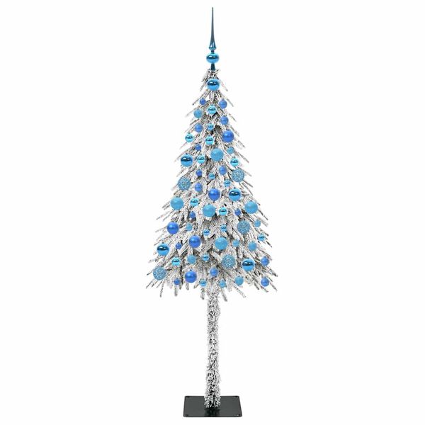 vidaXL Sapin de Noël avec 300 LED Blanc 180 cm PE et Acier