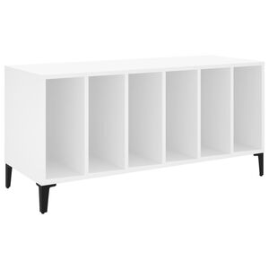 vidaXL Armoire &agrave; disques blanc 100x38x48 cm bois d'ing&eacute;nierie