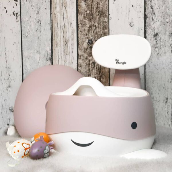 Bo Jungle Pot de toilette B-Whale Rose pastel