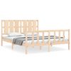 vidaXL Cadre de lit sans matelas 160x200 cm bois massif de pin