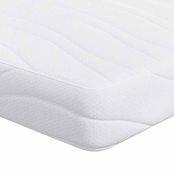 vidaXL Matelas Blanc 160 x 200 cm Tissu jacquard