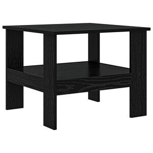 vidaXL Table basse Ch&ecirc;ne noir 57 x 55 x 45 cm Bois d'ing&eacute;nierie