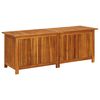 vidaXL Bo&icirc;te de rangement de jardin 150x50x58 cm Bois d'acacia solide