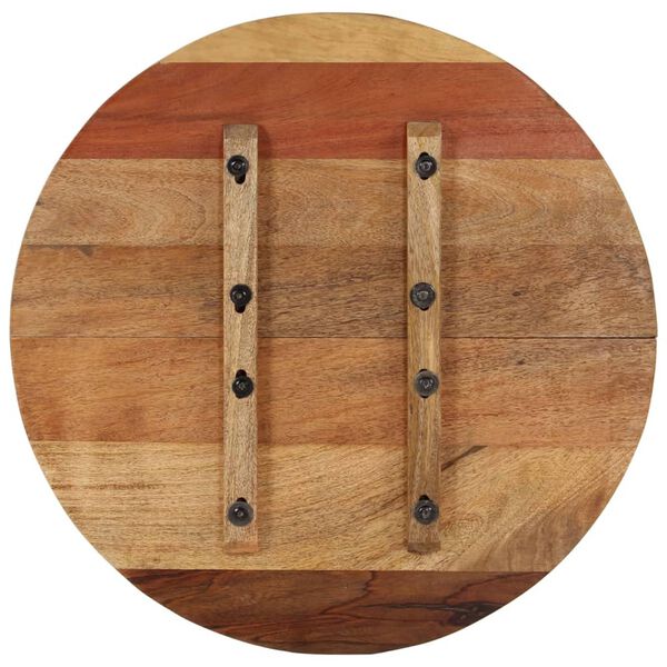 vidaXL Dessus de table rond 60 cm 15-16 mm Bois de récupération