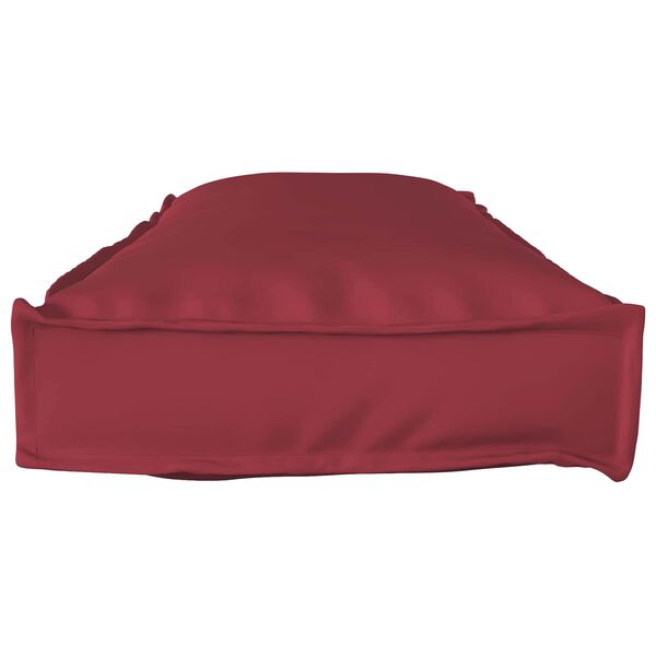 vidaXL Coussin Bordeaux 120 x 40 x 8 cm Tissu Oxford