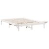 vidaXL Cadre de lit Blanc 140 x 200 cm Pin massif