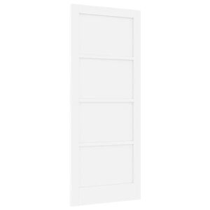 vidaXL Porte int&eacute;rieure ORKDAL Blanc 83 x 202 cm Contreplaqu&eacute;