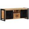 vidaXL Meuble TV 100x30x40 cm bois massif de manguier brut