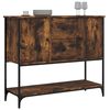vidaXL Buffet chêne fumé 100x36x85 cm bois d'ingénierie