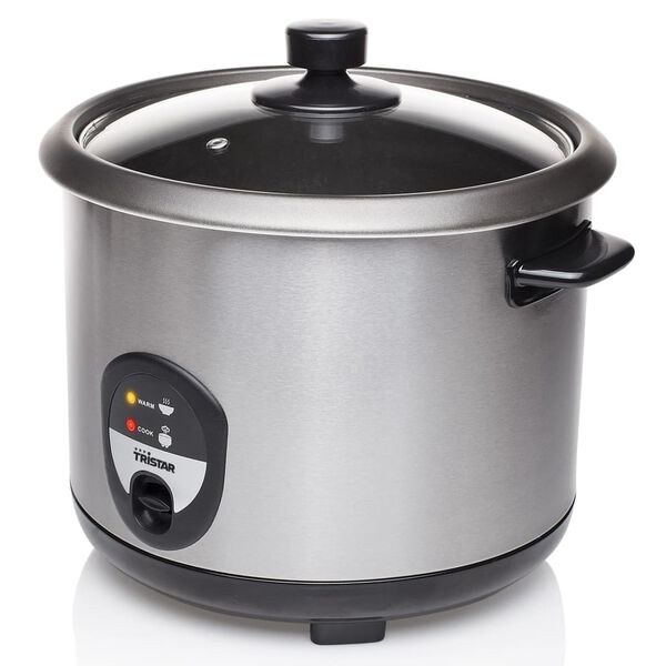 Tristar Cuiseur &agrave; riz RK-6129 900 W 2,2 L Argent&eacute;