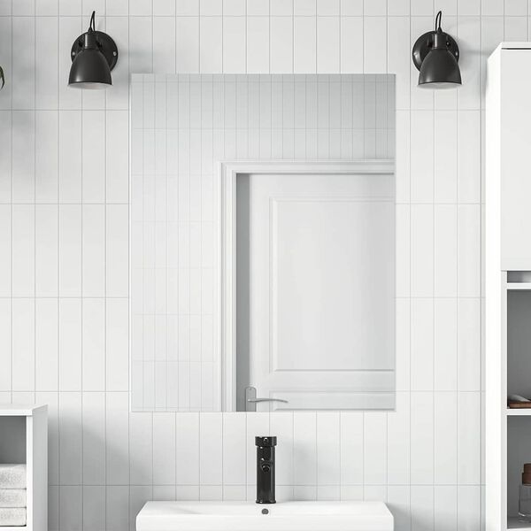 vidaXL Films de miroir 2 pcs auto-adh&eacute;sive 90x150 cm PET