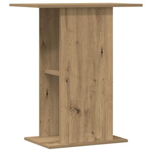 vidaXL Support d'aquarium Ch&ecirc;ne artisanal 36 x 60,5 x 72,5 cm Bois d'ing&eacute;nierie