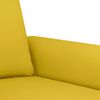 vidaXL Ensemble de canap&eacute;s 2 pcs avec coussins Jaune Velours