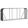 vidaXL Porte-b&ucirc;ches Anthracite 234 x 45 x 100 cm Acier galvanis&eacute;