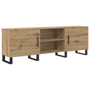 vidaXL Meuble TV Ch&ecirc;ne artisanal 150 x 30 x 50 cm Bois d'ing&eacute;nierie