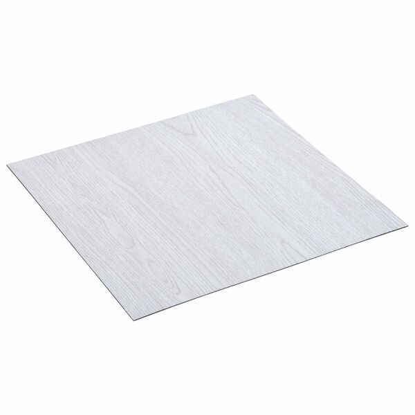 vidaXL Planches de sol 55 pcs Blanc 5,11 m&sup2; PVC