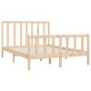 vidaXL Cadre de lit sans matelas 160x200 cm bois massif