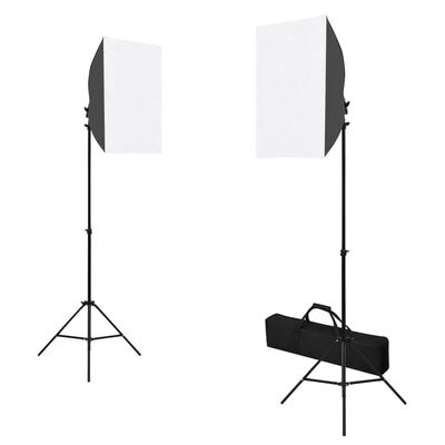 vidaXL Kit de studio photo avec boîte à lumière et réflecteur