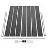 vidaXL Ensemble de panneau de cl&ocirc;ture WPC 526x146 cm Noir