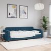 vidaXL Lit de repos sans matelas bleu 80x200 cm velours