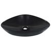 vidaXL Lavabo 58,5 x 39 x 14 cm C&eacute;ramique Noir