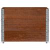 vidaXL Colliers de palette 3 pcs marron 80x60 cm bois de pin solide