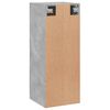 vidaXL Armoire murale gris b&eacute;ton 34,5x34x90 cm bois d'ing&eacute;nierie