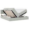 vidaXL Lit de Rangement avec t&ecirc;te de lit 2 pi&egrave;ces Gris clair