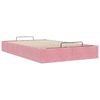 vidaXL Cadre de lit ottoman sans matelas rose 120x200 cm velours