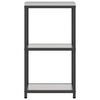 vidaXL Rangement de cuisine avec &eacute;tag&egrave;re Argent 60 x 50 x 92 cm Acier