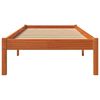 vidaXL Cadre de lit sans matelas cire marron 90x200 cm bois pin massif