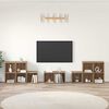 vidaXL Ensemble de meubles TV 8 pcs Chêne artisanal Bois d'ingénierie