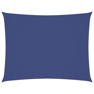 vidaXL Voile de parasol tissu oxford rectangulaire 3x4 m bleu