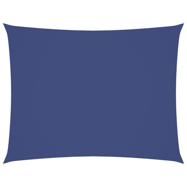 vidaXL Voile de parasol tissu oxford rectangulaire 3x4 m bleu