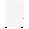 vidaXL Support d'imprimante avec roulettes blanc 60x48x74 cm