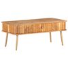 vidaXL Table basse 100x50x40 cm Bois d'acacia massif