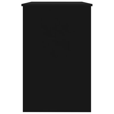 vidaXL Bureau Noir 100x50x76 cm Aggloméré